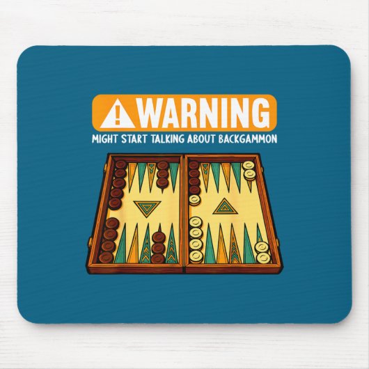 Funny Backgammon  マウスパッド (正面)