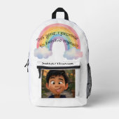  funny backpack プリントバックパック (正面)