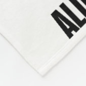 Funny Badminton Player Love Shuttle Design  フリースブランケット (角)