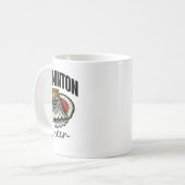Funny Badminton Player Love Shuttle Design 0  コーヒーマグカップ (正面左)