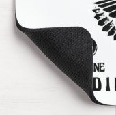 Funny Badminton Player Love Shuttle Design 2  マウスパッド (コーナー)
