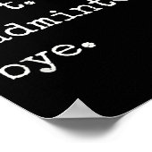 Funny Badminton Player Sorry Cant Badminton Bye  ポスター (角)