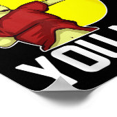 Funny Badminton Player You Blink, You Miss  ポスター (角)