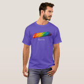 Funny Baguette Rainbow Faguette LGBTQ Pride Month  Tシャツ (正面フル)