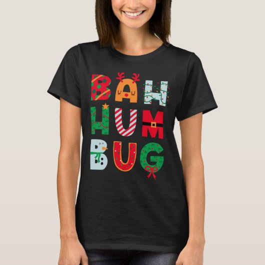 Funny Bah Humbug Holiday  Tシャツ (正面)