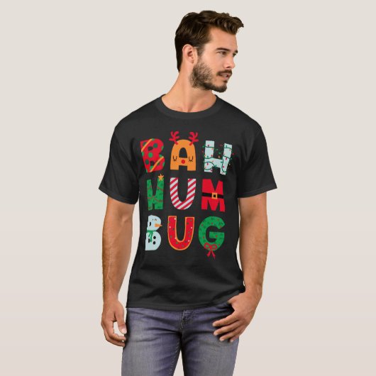 Funny Bah Humbug Holiday  Tシャツ (正面フル)