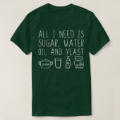 Funny Baker Bread Baker Bread Baking Tシャツ (デザイン正面)