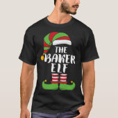 Funny Baker Elf Christmas Santa Helpers Tシャツ (正面)