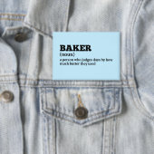 Funny Bakery Worker Definition 缶バッジ (インサイチュ)