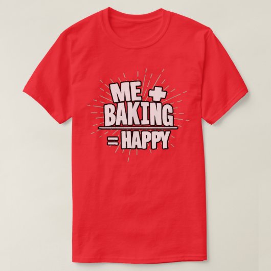Funny Baking Chef  Men Women, Pastry Chef  Tシャツ (デザイン正面)