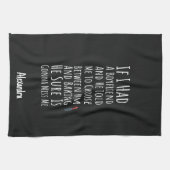 Funny Baking Gift For Her Teen Girls Women Chef キッチンタオル (横)