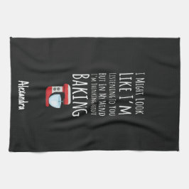 Funny Baking Gifts Baker Chef Humor Personalized キッチンタオル