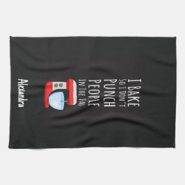 Funny Baking Gifts For Adults Baker Custom Humor キッチンタオル