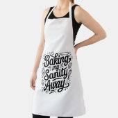 Funny Baking Mom Apron – Baking My Sanity Away エプロン (インサイチュ)