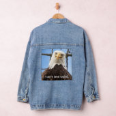 Funny Bald Eagle You've Been Eagled Modern デニムジャケット (ハンガー)