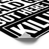 Funny Bald Man Art For Men Boys Bald Dad Bald Guy  ポスター (角)