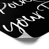 Funny Ballet Teacher Quote Omg Int Your Toes!  ポスター (角)