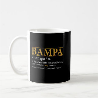 Funny BAMPA definition Fathers day gift Grandpa gi コーヒーマグカップ