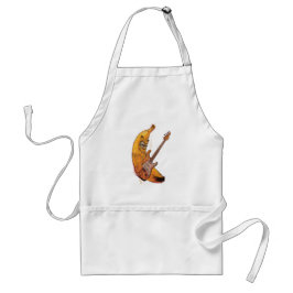 Funny Banana Guitar Apron | Cartoon Cooking Apron スタンダードエプロン