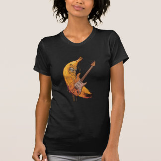 Funny Banana Guitar T-Shirt | Cartoon Music Tee Tシャツ
