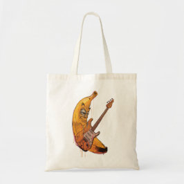 Funny Banana Guitar Tote Bag | Cartoon Music Bag トートバッグ