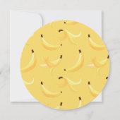 Funny Banana Party custom kit modern and editable サンキューカード (裏面)