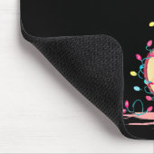 Funny Banjo Christmas Graphics Lights Lover Player マウスパッド (コーナー)