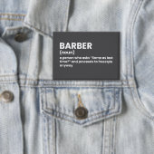 Funny Barber Definition 缶バッジ (インサイチュ)