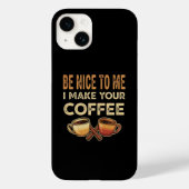 Funny Barista Cafe Lover Gift Case-Mate iPhoneケース (裏面)