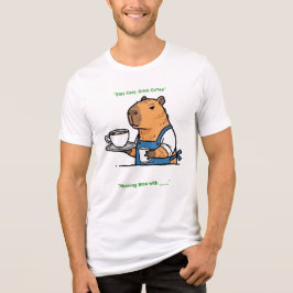  Funny Barista Capybara Shirt トライブレンドＴシャツ