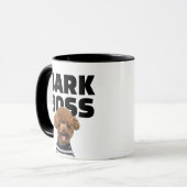 Funny Bark Boss Dog Photo Personalized マグカップ (正面左)