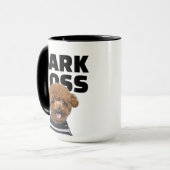 Funny Bark Boss Dog Photo Personalized マグカップ (正面左)
