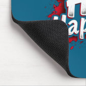 Funny Baseball Quote Gift Hit Happens  マウスパッド (コーナー)