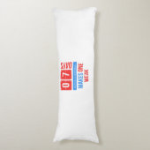 Funny baseball sport quote ボディピロー (正面縦)