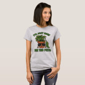 Funny Basil Plant Pesto Lover - Here for the Pesto Tシャツ (正面フル)