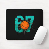 Funny Basketball 67 Six Seven 6 7 Outfits For Boys マウスパッド (マウス)
