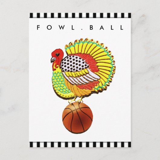 Funny Basketball Cards シーズンポストカード (正面)