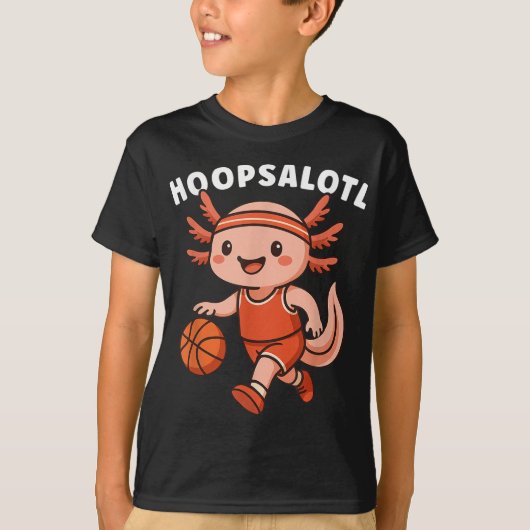 Funny Basketball Men Boys Youth Basketball Player  Tシャツ (正面)