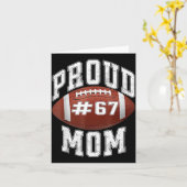 Funny Basketball Mom 67 Meme Proud Mama Design  カード (黄色い花)
