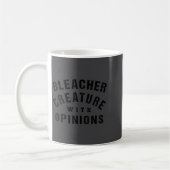 Funny Basketball Mom Quote Bleacher Creature With  コーヒーマグカップ (左)