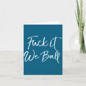 Funny Basketball Quote Srts Saying Joke For It We カード (正面)