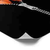 Funny Basketball Womens Stop Staring At My Basket  ポスター (角)