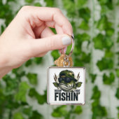 Funny Bass Fishing  キーホルダー (手)