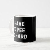 Funny Bathroom Coffee Mug コーヒーマグカップ (正面左)