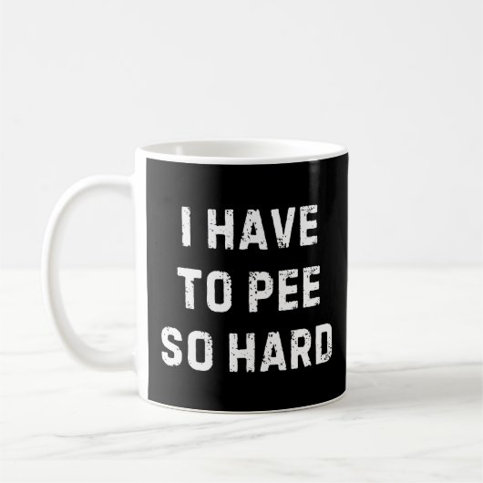 Funny Bathroom Coffee Mug コーヒーマグカップ (左)