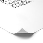 Funny Bathroom Toilet Deja Poo Quote Text Poster ポスター (角)