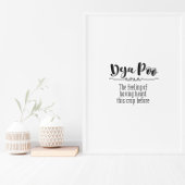 Funny Bathroom Toilet Deja Poo Quote Text Poster ポスター