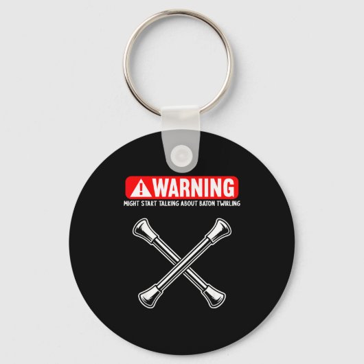 Funny Baton Twirling  キーホルダー (正面)