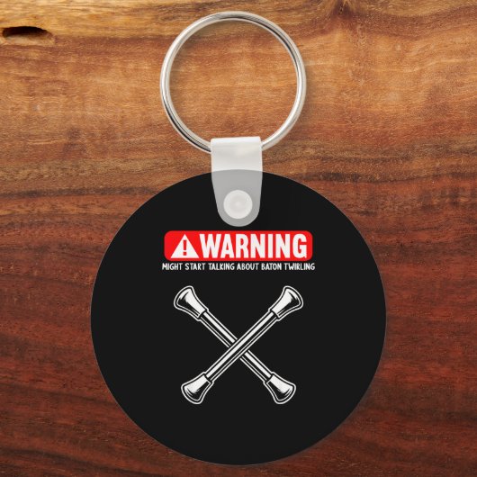 Funny Baton Twirling  キーホルダー (正面)