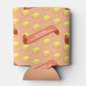 Funny Battenberg Marzipantastic! Pixel Art Pattern 缶クーラー (裏面)